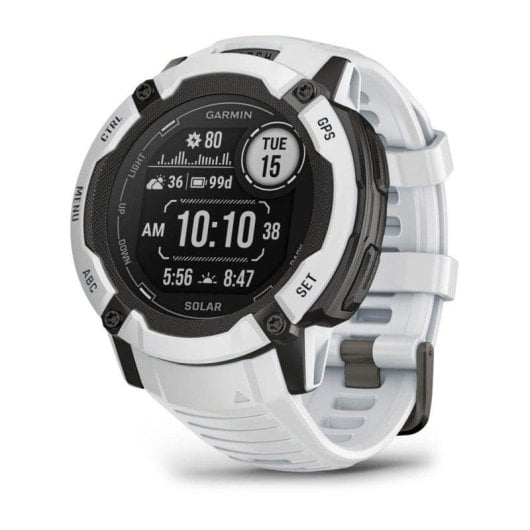 Garmin Instinct 2X Solar GPS NFC Bluetooth 50mm MIP Weiß Groß Wasserdicht 10ATM SpO2