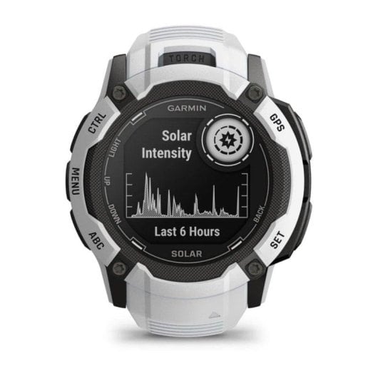Garmin Instinct 2X Solar GPS NFC Bluetooth 50mm MIP Weiß Groß Wasserdicht 10ATM SpO2