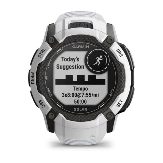 Garmin Instinct 2X Solar GPS NFC Bluetooth 50mm MIP Weiß Groß Wasserdicht 10ATM SpO2
