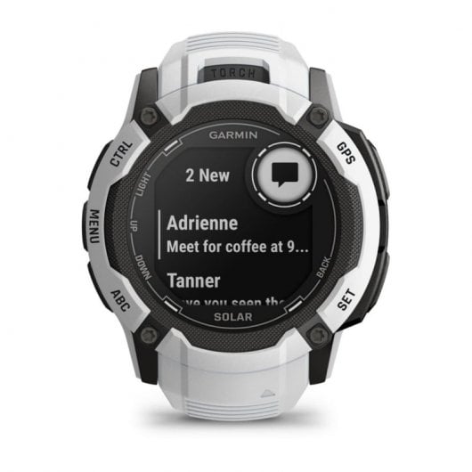 Garmin Instinct 2X Solar Reloj Smartwatch Blanco