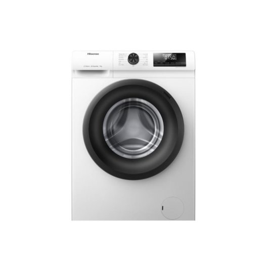 Máquina de Lavar Roupa Hisense WFQP901418VM 9 kg 1400rpm B Branco Inverter Vapor
