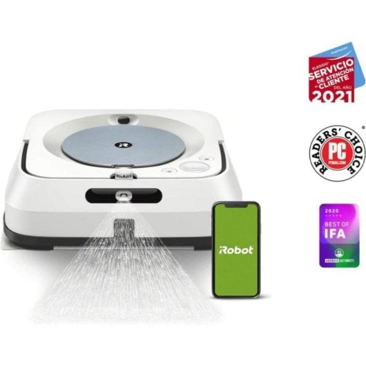 Robot Aspirapolvere e Lavapavimenti iRobot Braava jet m6 Navigazione Intelligente Controllo WiFi Alexa