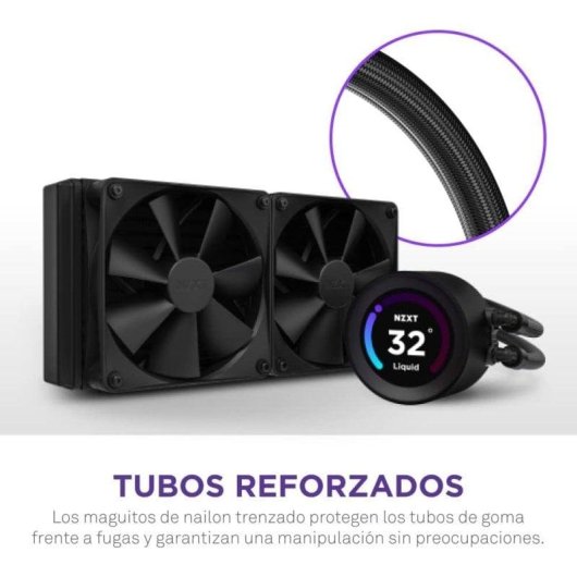 Refrigeration Liquide NZXT Kraken Elite 240 2 Ventilateurs Écran LCD