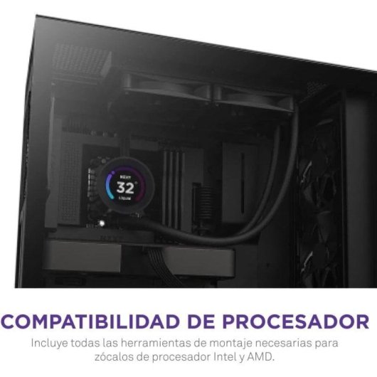 Refrigeration Liquide NZXT Kraken Elite 240 2 Ventilateurs Écran LCD
