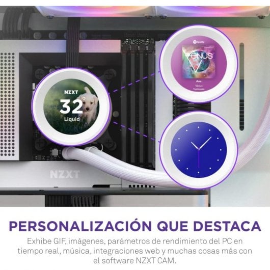 Kit di raffreddamento a liquido NZXT Kraken Elite 360 RGB bianco