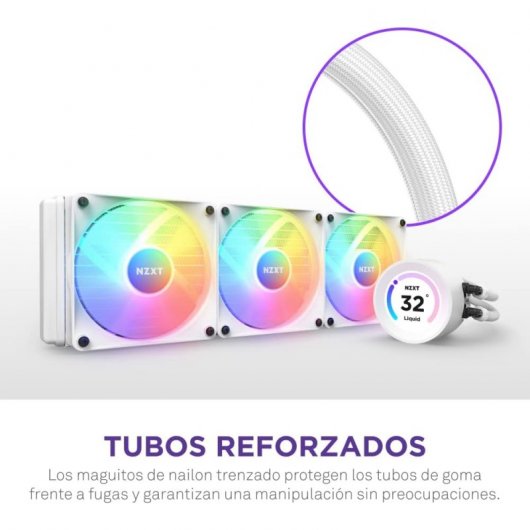 NZXT Kraken Elite 360 RGB Kit de Refrigeração Líquida Branco