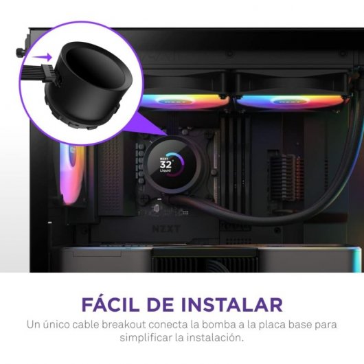 NZXT Kraken 280 RGB Kit de Refrigeración Líquida