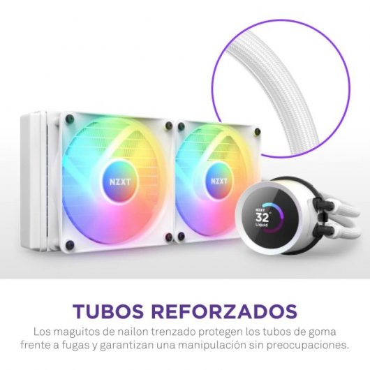NZXT Kraken 240 RGB Kit de Refrigeración Líquida Blanco