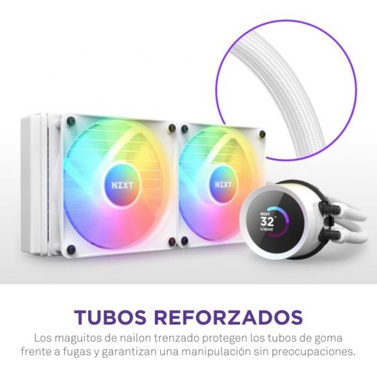 Kit di raffreddamento a liquido NZXT Kraken 240 RGB bianco