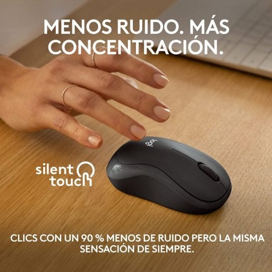 Mouse Bluetooth silenzioso Logitech M240 in grafite