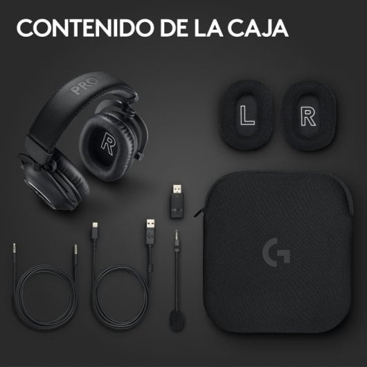 Logitech G PRO X 2 LIGHTSPEED Headset Gaming Sem Fios Preto