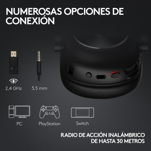 Casque de jeu Bluetooth sans fil Logitech G PRO X 2 LIGHTSPEED Blanc