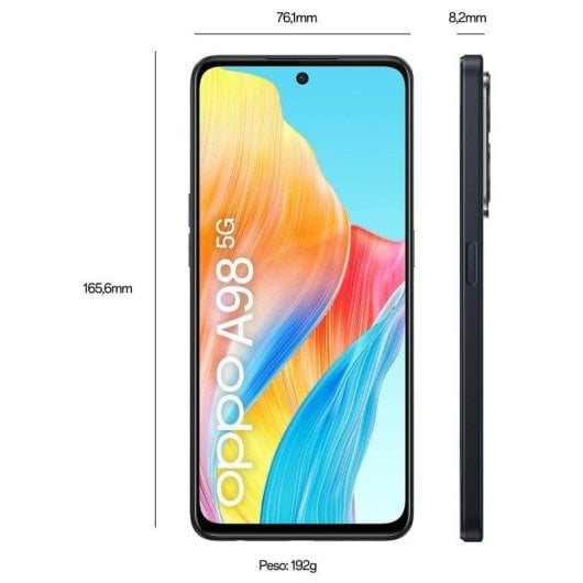 OPPO A98 5G 8GB 256GB 6.72" Negro