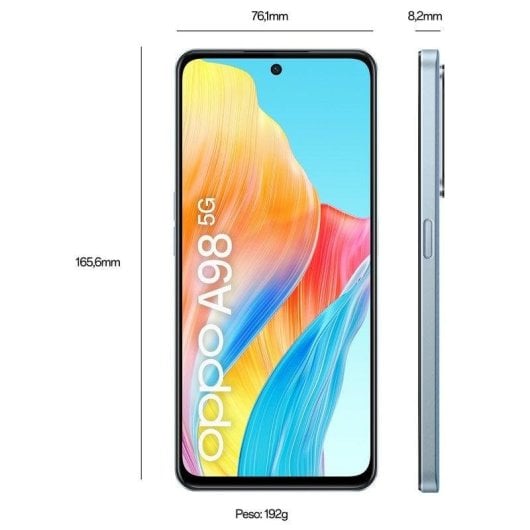 OPPO A98 5G 8GB 256GB 6.72" Azul