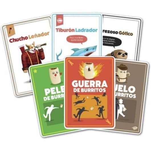 Jeu de société Asmodee Throw Throw Burrito cartes multicolore 2-6 joueurs