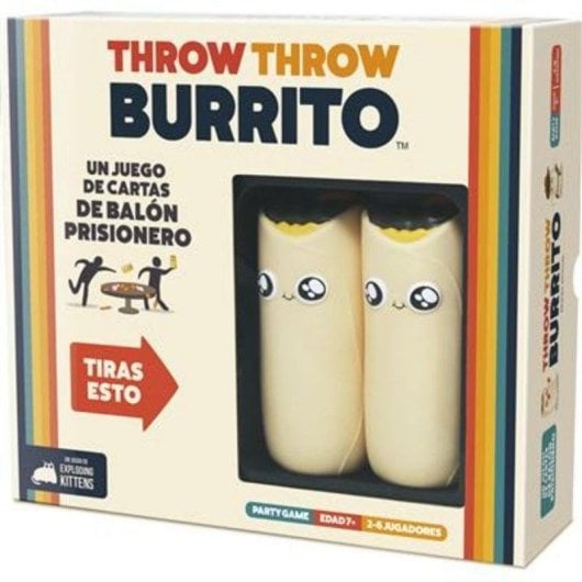 Jogo de Tabuleiro Asmodee Throw Throw Burrito Multicolor 2-6 Jogadores Espuma