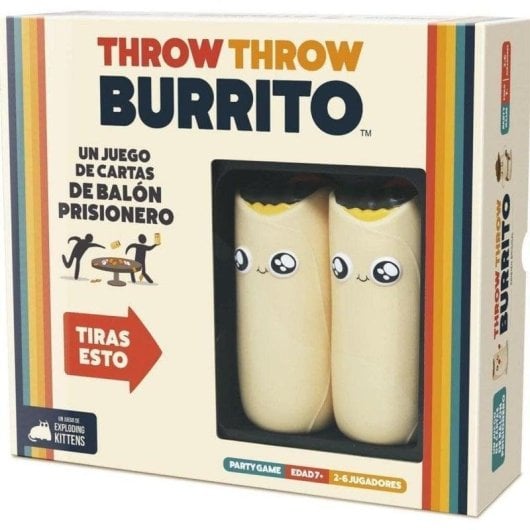 Jogo de Tabuleiro Asmodee Throw Throw Burrito Multicolor 2-6 Jogadores Espuma
