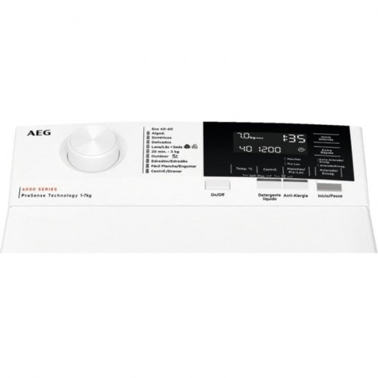 AEG Serie 6000 LTN6G7210A Lavadora Carga Superior 7Kg E Blanca