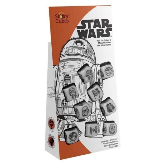 Juego de dados Asmodee Story Cubes Star Wars multilenguaje 9 dados