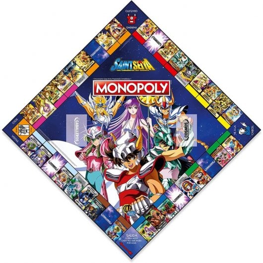 Winning Moves Monopoly Saint Seiya Los Caballeros del Zodiaco Juego de Mesa