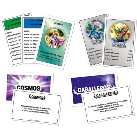 Winning Moves Monopoly Saint Seiya Los Caballeros del Zodiaco Juego de Mesa