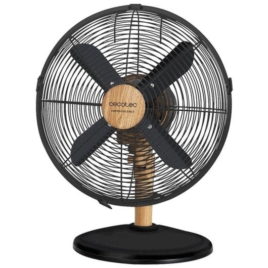 Ventilatore Cecotec EnergySilence 600 WoodDesk 40W Legno Oscillante 3 Velocità