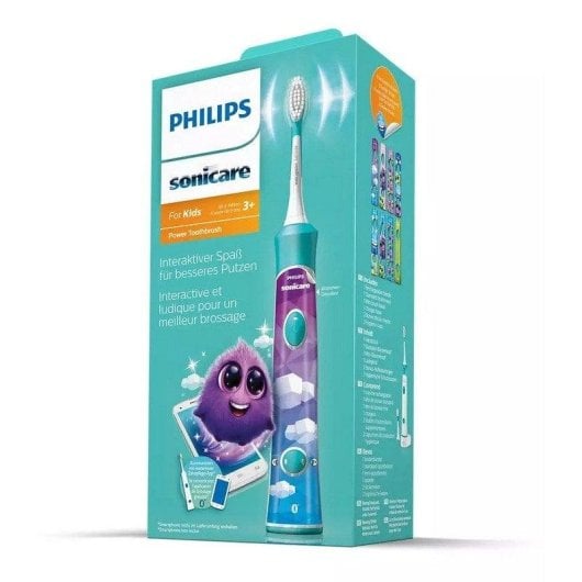 Elektrische Zahnbürste Philips Sonicare For Kids HX6322/04 Bluetooth 62.000 Bewegungen Blau