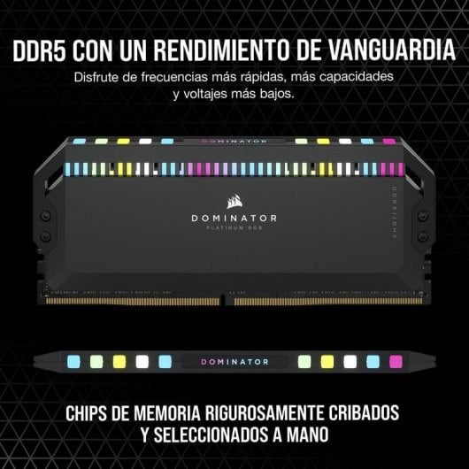 Corsair Dominator Platino RGB DDR5 6000 MHz PC5-48000 64 GB 2x32 GB CL30 Nero