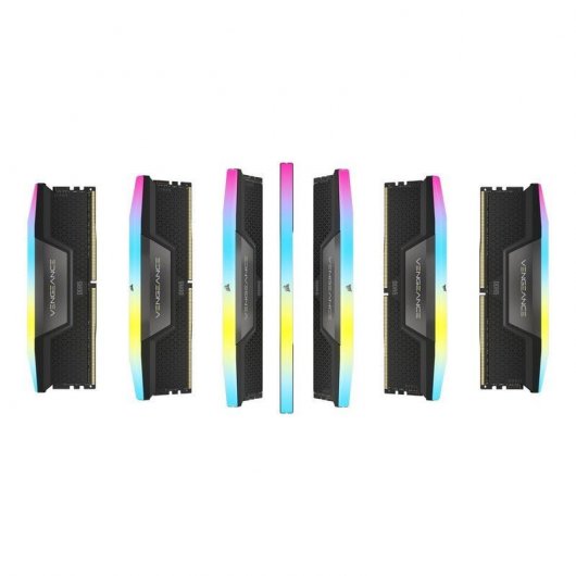 Corsair Vengeance RGB DDR5 6000MHz PC5-48000 64GB 2x32GB CL30 Pretas