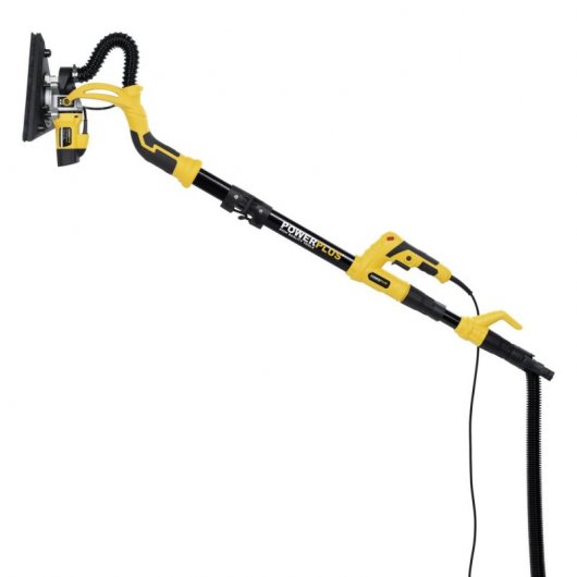 Powerplus POWX0477 Lijadora para Paneles de Yeso 2-en-1 Telescópico 710W con 12 accesorios