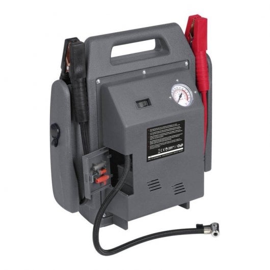 Powerplus POWE80090 Arrancador 4-en-1 con 3 Accesorios