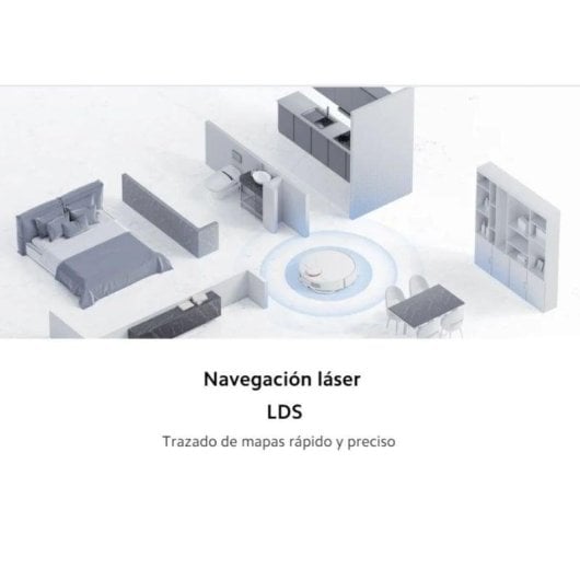Aspirador Robô com Mopa Xiaomi Robot Vacuum S12 Navegação LDS 4.000 Pa Controlo por Voz