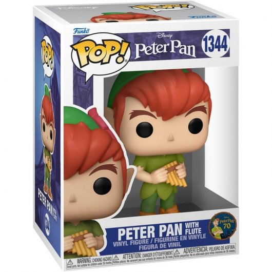 Funko Pop Disney 70 Aniversario Peter Pan: Peter Pan con Flauta