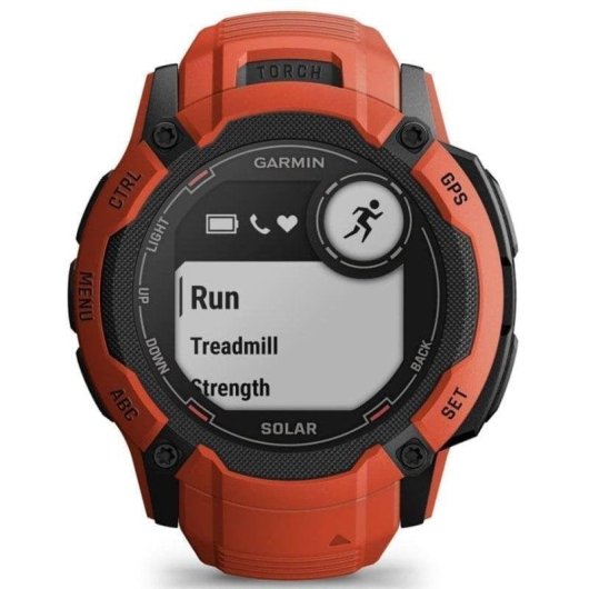 Garmin Instinct 2X Solar Bluetooth GPS NFC 50mm Rot Wasserdicht 10 ATM SpO2