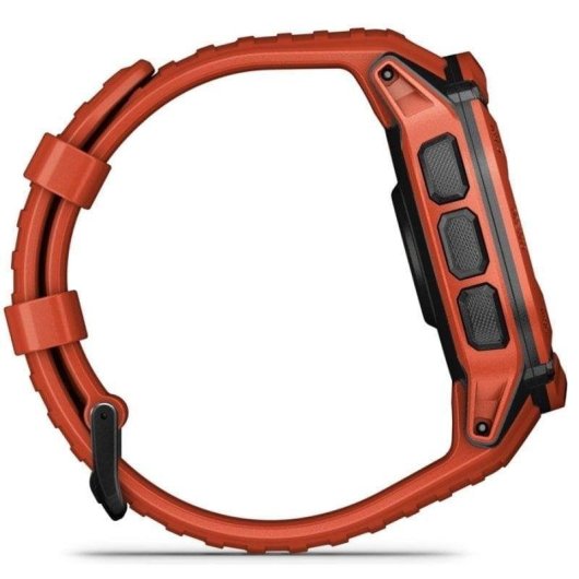 Garmin Instinct 2X Solar Bluetooth GPS NFC 50mm Rot Wasserdicht 10 ATM SpO2