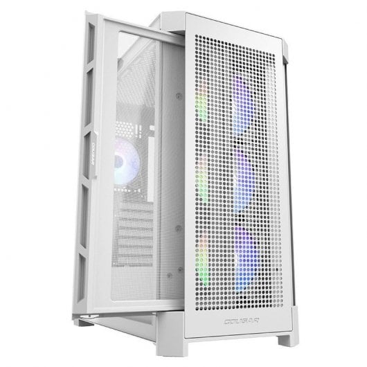 Cougar AirFace Pro RGB Mid Tower in vetro temperato USB-C bianco