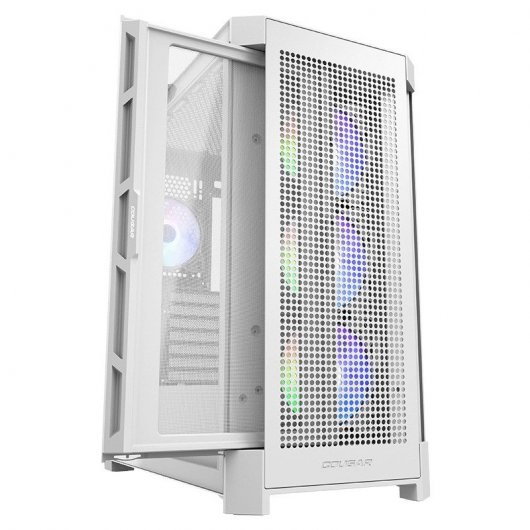 Cougar DuoFace Pro RGB Mid Tower in vetro temperato USB-C bianco