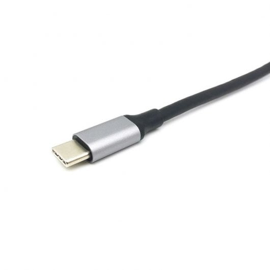 Equip Adaptador USB-C 5 en 1 HDMI 4K/VGA/USB 3.0/USB-C Negro
