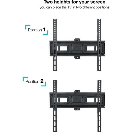 TooQ LP7846TN-B Soporte de Pared Giratorio/Inclinable para TV 32"- 70" VESA 400x400 Máx 40Kg