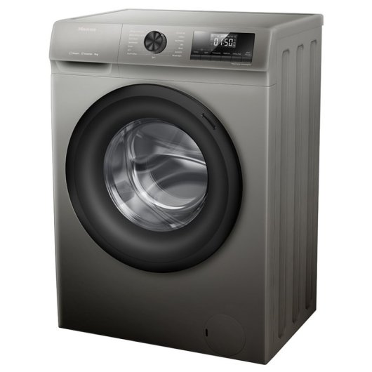 Hisense WFQP8014EVMT Lavadora Carga Frontal 8Kg A Acero Inoxidable