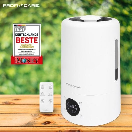 Humidificateur à ultrasons Proficare LB 3077 avec diffuseur d'huiles essentielles et télécommande 5L
