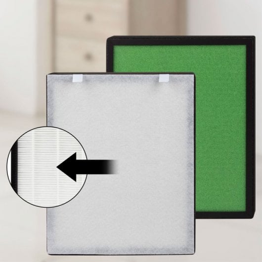 Proficare LR 3076 Purificador de Aire Iónico con Filtro HEPA 45W