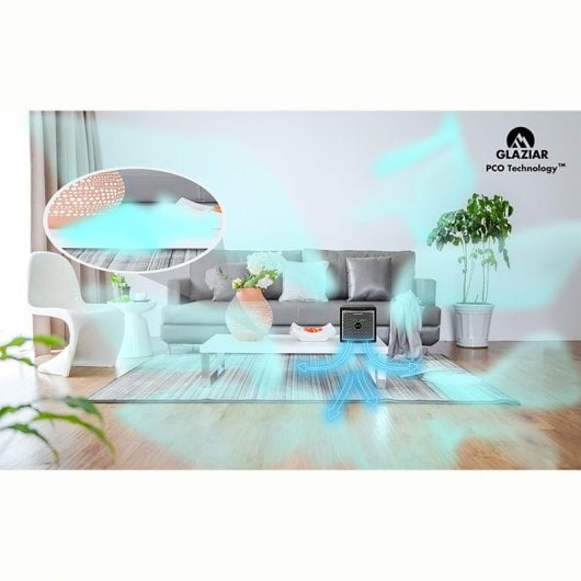 Glaziar Predator S141UV Purificador de Aire Ionizador 21W