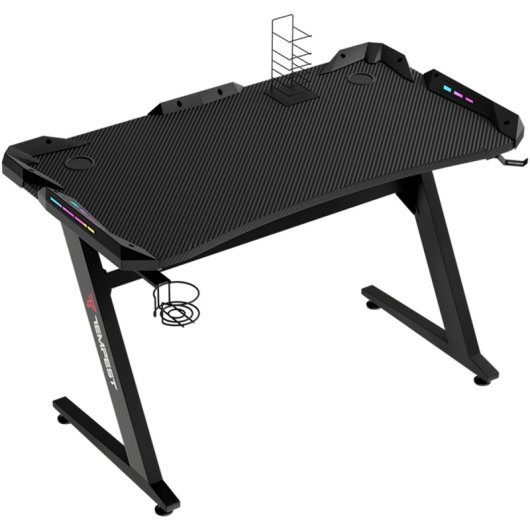 Tempest Safezone Mesa Gaming 120x66cm RGB Negra