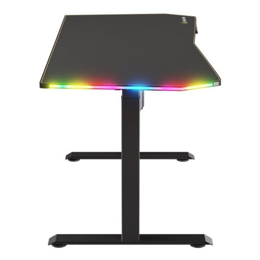 Forgeon Battleground Mesa Gaming Regulable en Altura con Motor 160x70cm RGB Negra