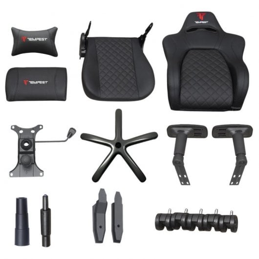 Tempest Thickbone Cadeira Gaming até 250kg Preta