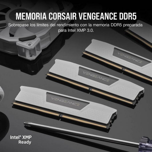Corsair Vengeance DDR5 6400 MHz PC5-51200 32 GB 2 x 16 GB CL32 Weiß