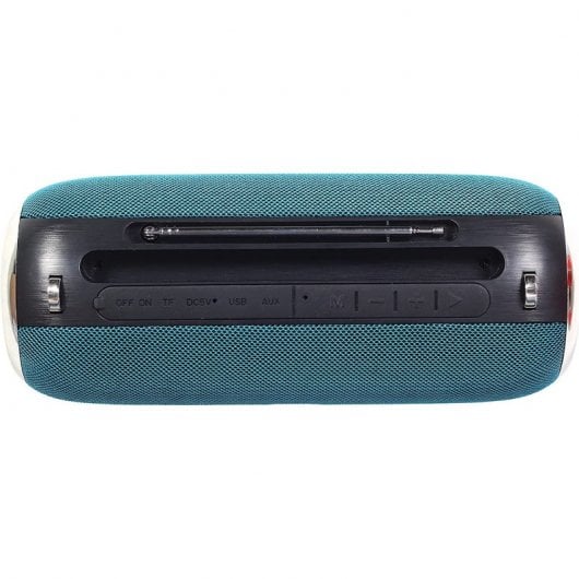 Altoparlante Bluetooth portatile Gembird con antenna verde