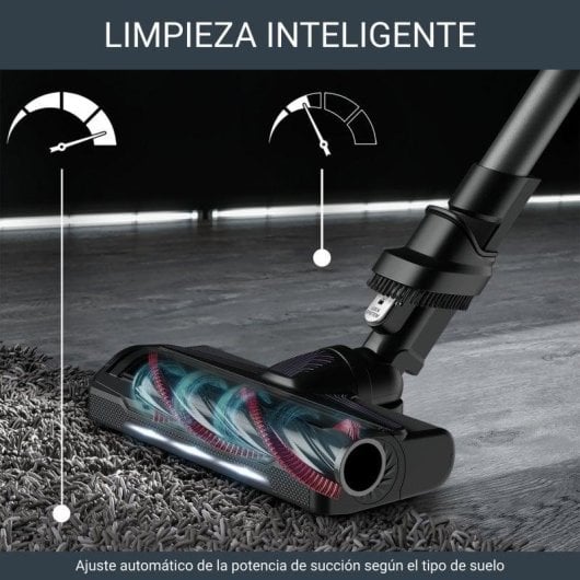 Rowenta X-Force Flex 9.60 Allergy Aspiradora Escoba/Mano sin Cable 18V Negra/Púrpura