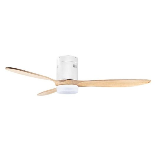 Orbegozo CP 114132 Ventoinha de teto com luz e controlo remoto 40W branco/madeira